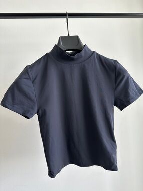 Aritzia Babaton Mock-neck cropped, t-Shirt
